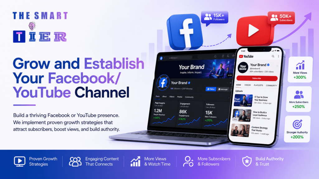 Grow and Establish Your Facebook/YouTube Channel