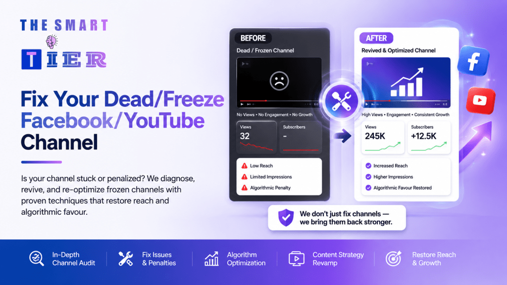 Fix Your Dead/Freeze Facebook/YouTube Channel